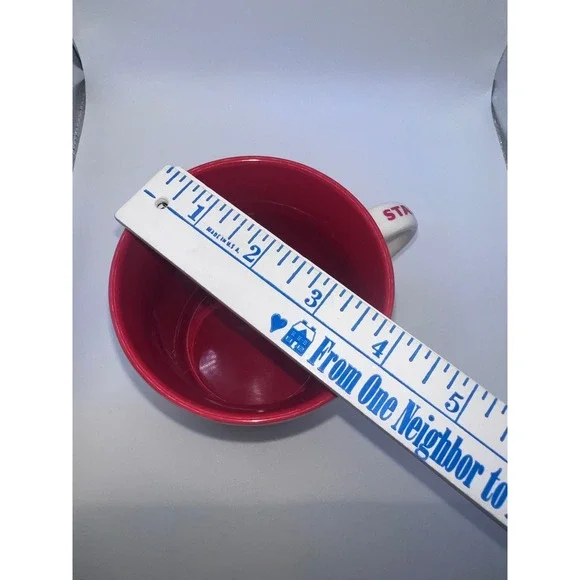 Starbucks 2008 International Languages Mug 16 OZ Red Orange Y2K Coffee Tea - Picture 8 of 9